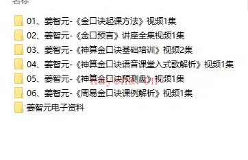 姜智元 六壬神算金口决视频合集+电子书插图2